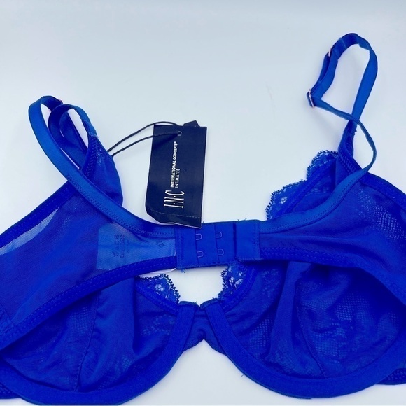 New INC International Concepts Women Apex Lace Bra Intimate Size L - Picture 3 of 4